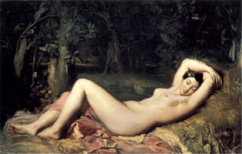 Theodore Chasseriau Sleeping Nymph France oil painting art